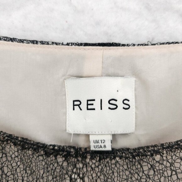 REISS Carmen Dress Knee Length Elegant Size US 8 - Picture 6 of 9